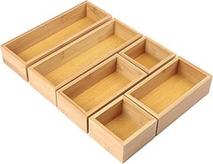 Opciones innovadoras a los sets de organizadores de cajones de cocina