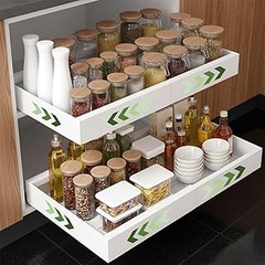 ¿Qué son las cestas extraíbles para armarios de cocina y sus beneficios?