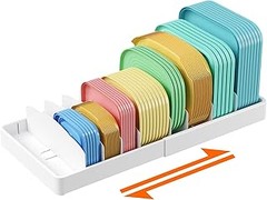 Instrucciones para instalar un organizador de tapas en el cajón