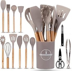 Uso adecuado de cucharas de cocina para proteger tus utensilios antiadherentes