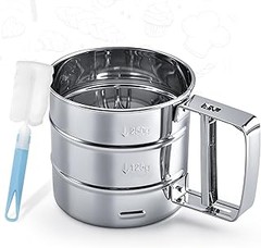 Instrucciones para utilizar un tamizador de harina de forma eficaz