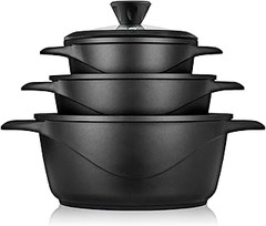 ¿Qué son las ollas de aluminio fundido y por qué son ideales para cocinar?