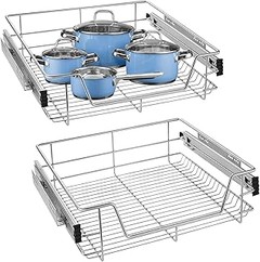 Mejores lugares para comprar cestas extraíbles para armarios de cocina