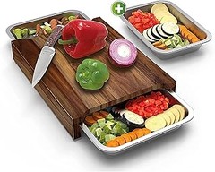 Las mejores tablas de cortar con bandeja para cocinas compactas