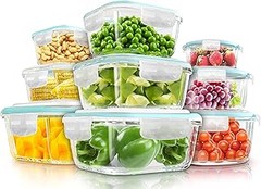 Seguridad de los recipientes herméticos apilables para alimentos