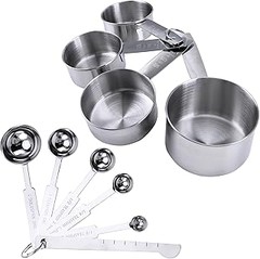 ¿Qué son los cazos medidores y cómo se utilizan en la cocina?