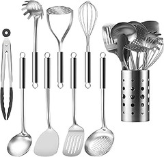 Utensilios de cocina de acero inoxidable que promueven una cocina saludable
