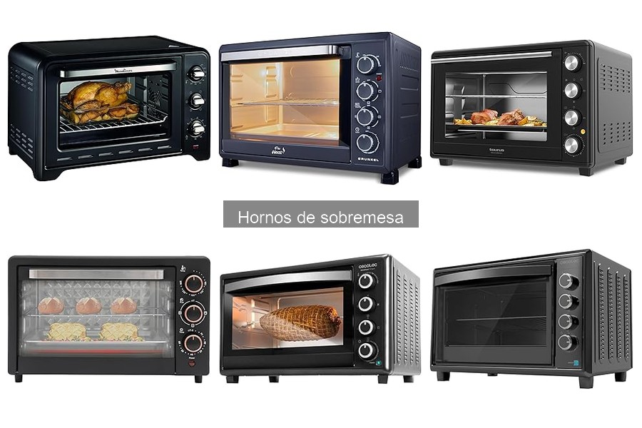 Accesorios imprescindibles para hornos de sobremesa