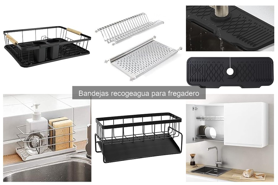 Ajustar bandeja recogeagua a cualquier fregadero fácilmente