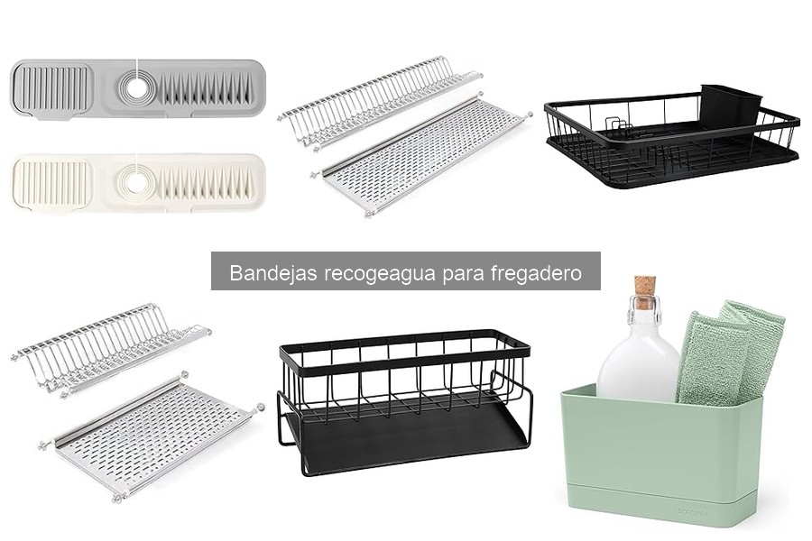 Alternativas a bandejas recogeagua para fregadero