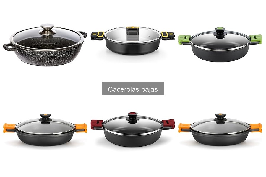 Alternativas a las cacerolas bajas para cocinar