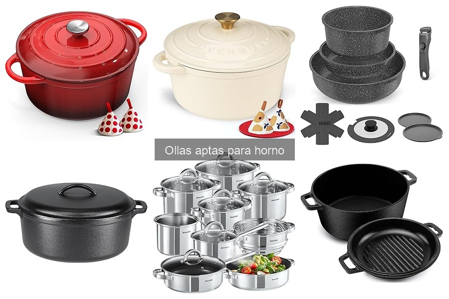 Alternativas a las ollas aptas para horno: opciones variadas