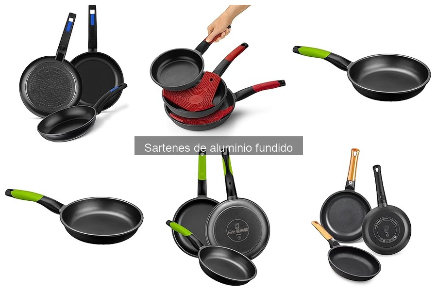 Alternativas a las sartenes de aluminio fundido