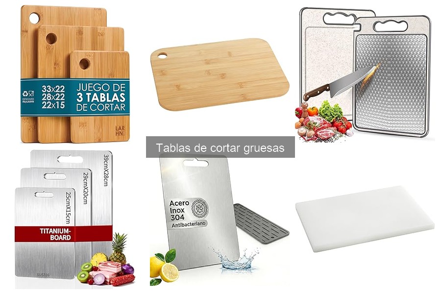 Alternativas a las tablas de cortar gruesas: opciones y ventajas