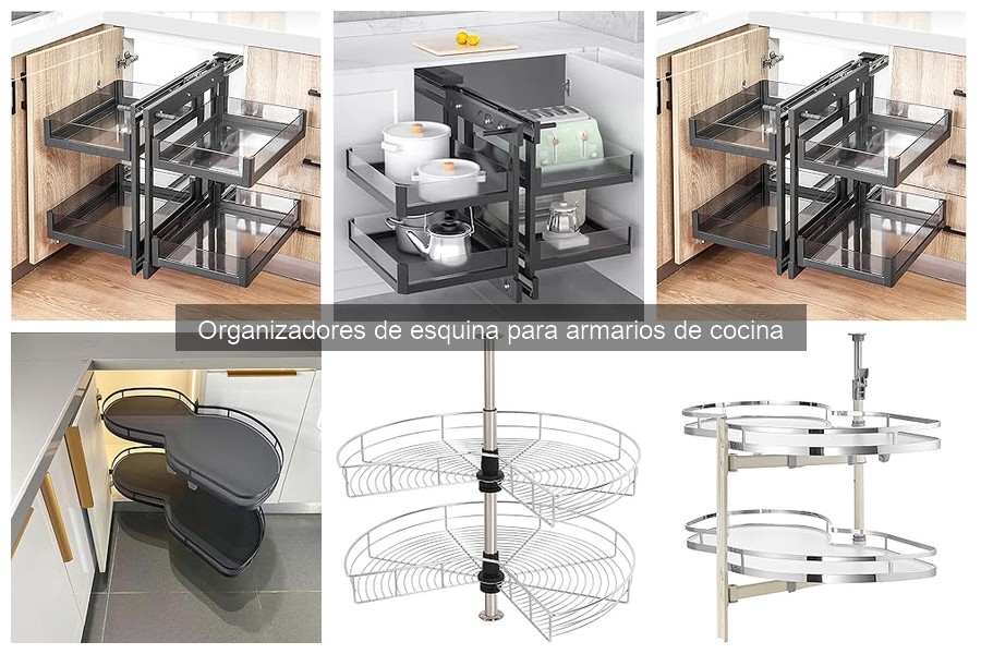Alternativas a los organizadores de esquina para cocinas