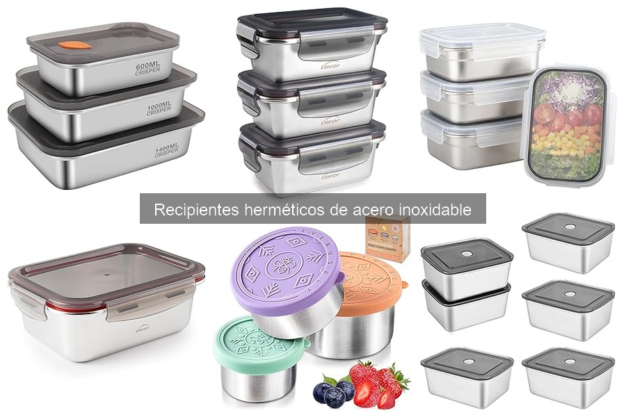 Alternativas a los recipientes herméticos de acero inoxidable