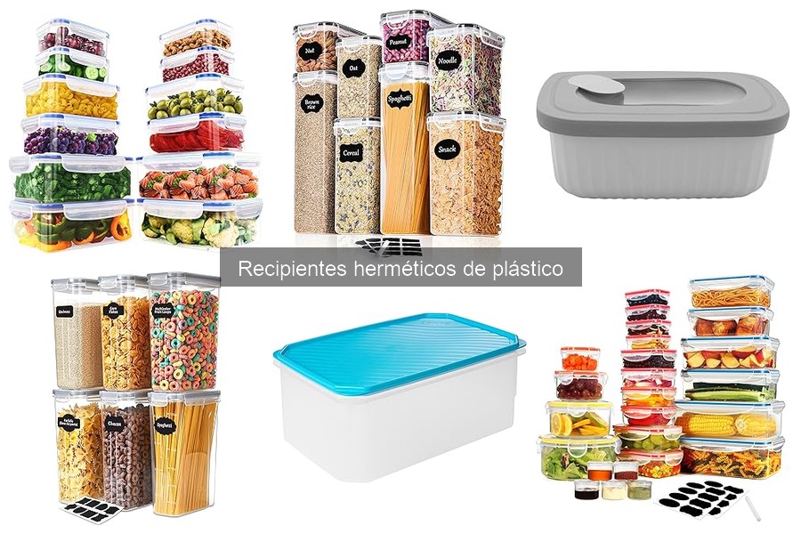 Alternativas a los recipientes herméticos de plástico