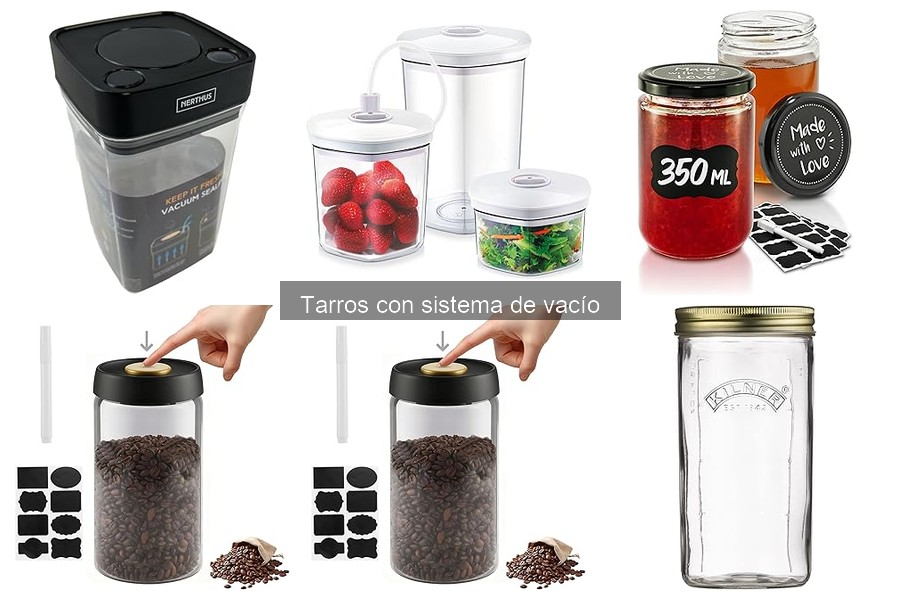 Alternativas a los tarros con sistema de vacío para conservar alimentos