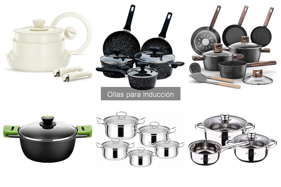 Alternativas a Ollas para Inducción sin Cocina de Inducción