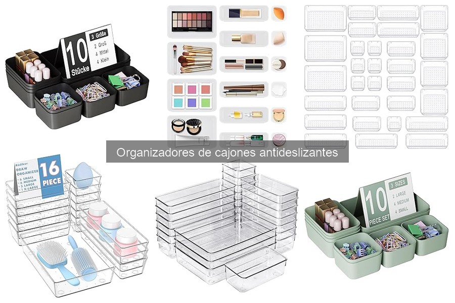 Alternativas a organizadores de cajones antideslizantes