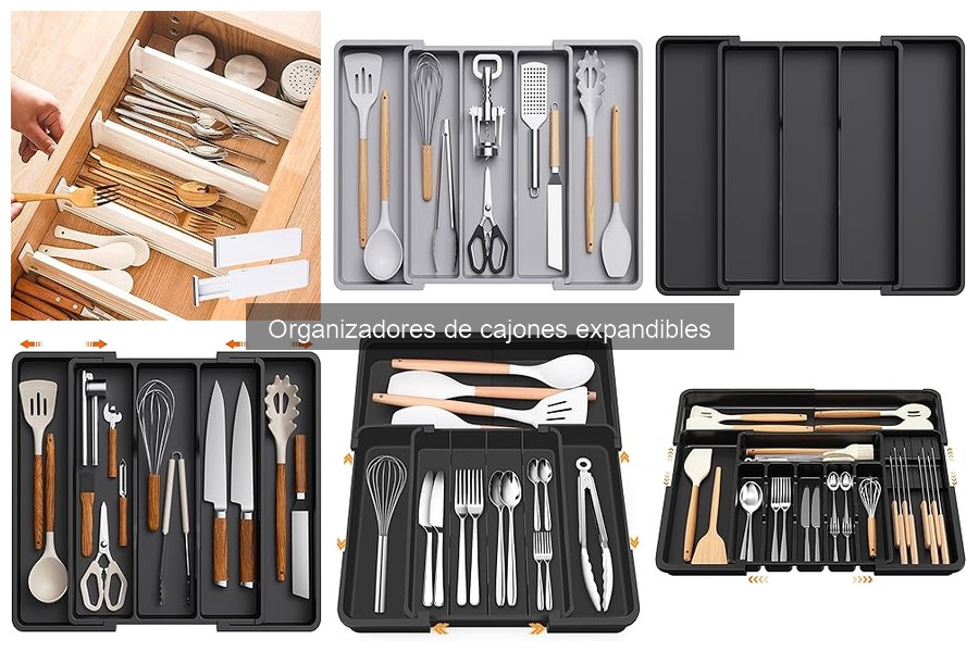 Alternativas a organizadores de cajones expandibles