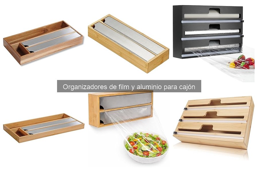Alternativas a organizadores de film y aluminio para cocina