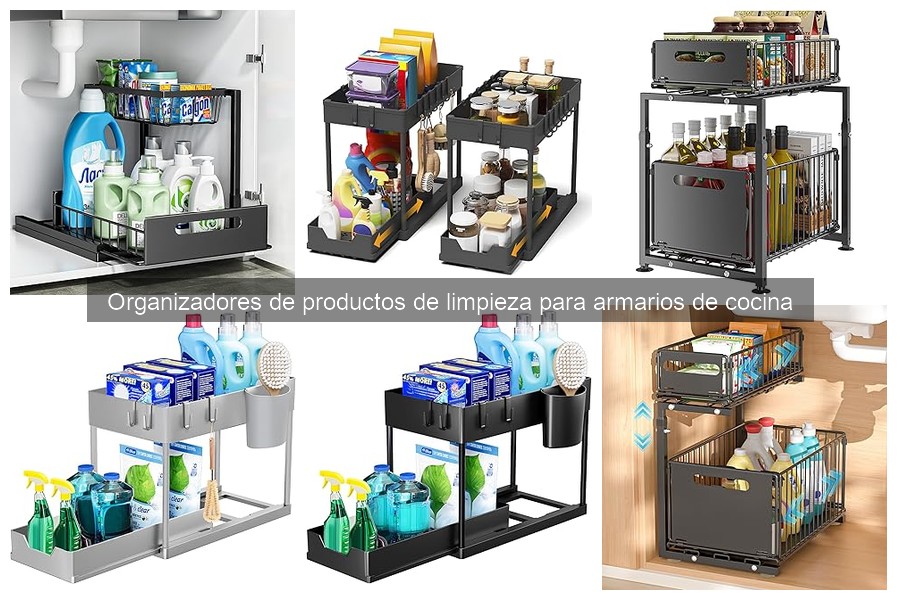 Alternativas a organizadores de limpieza para cocina