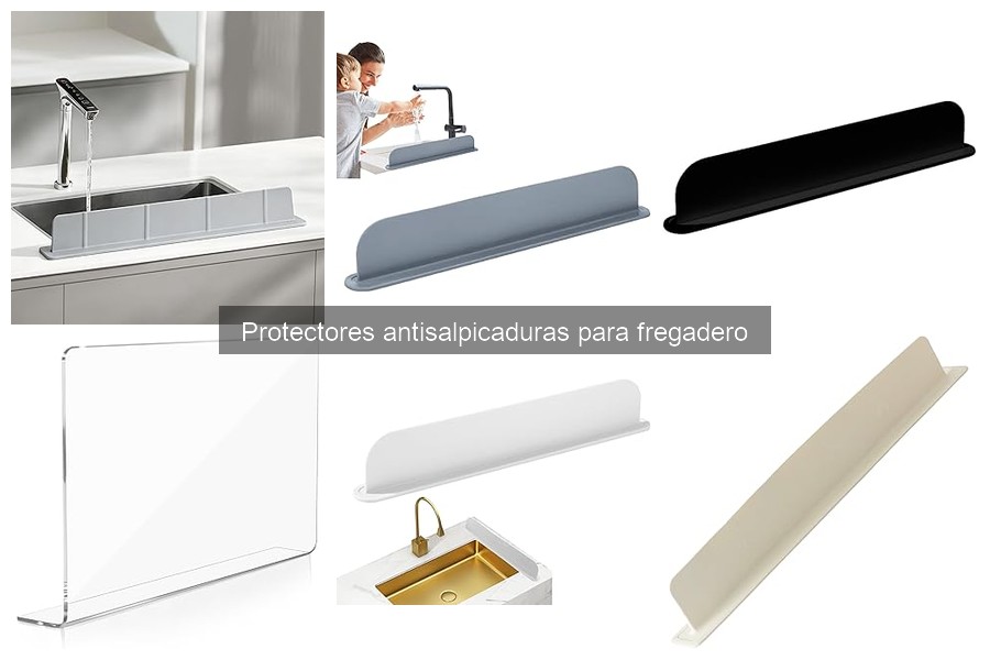 Alternativas a protectores antisalpicaduras para fregaderos