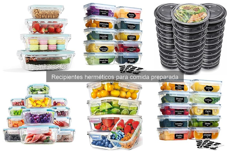 Alternativas a recipientes herméticos para almacenar comida