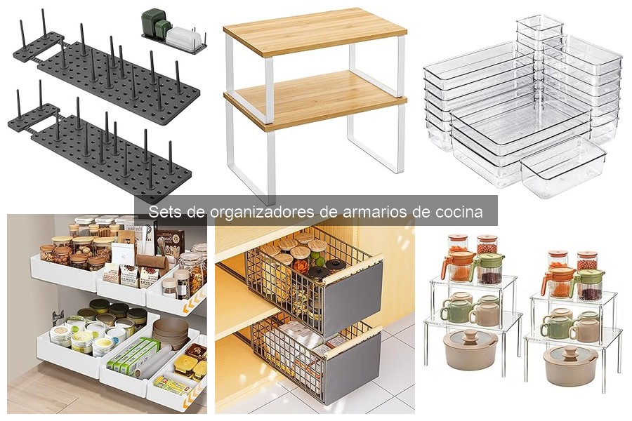 Alternativas a Sets de Organizadores de Armarios de Cocina