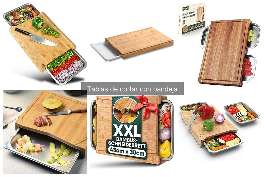 Alternativas a Tablas de Cortar con Bandeja para Cocinar