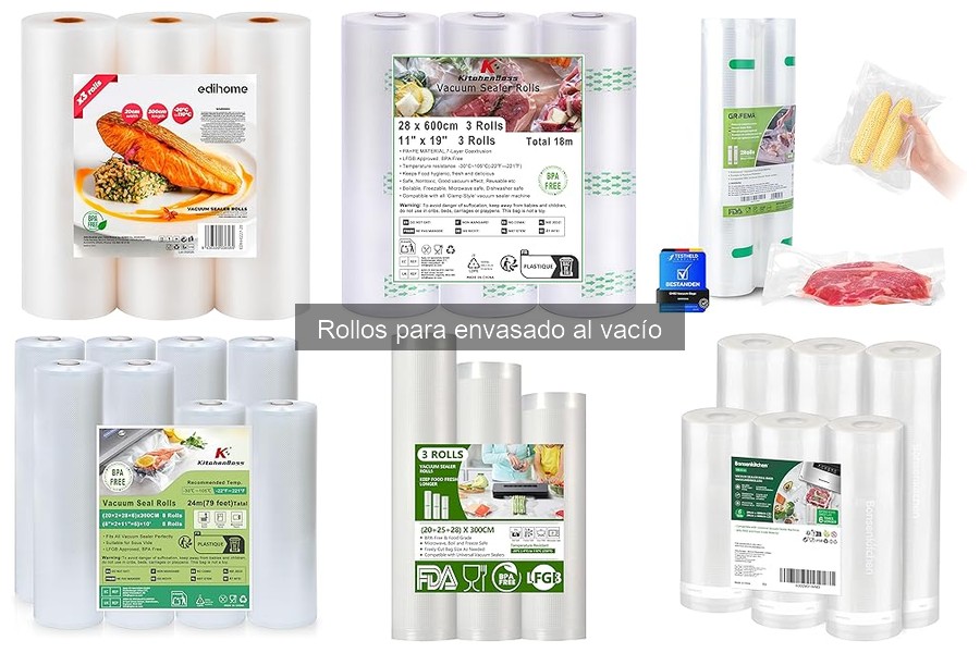 Alternativas efectivas a los rollos para envasado al vacío