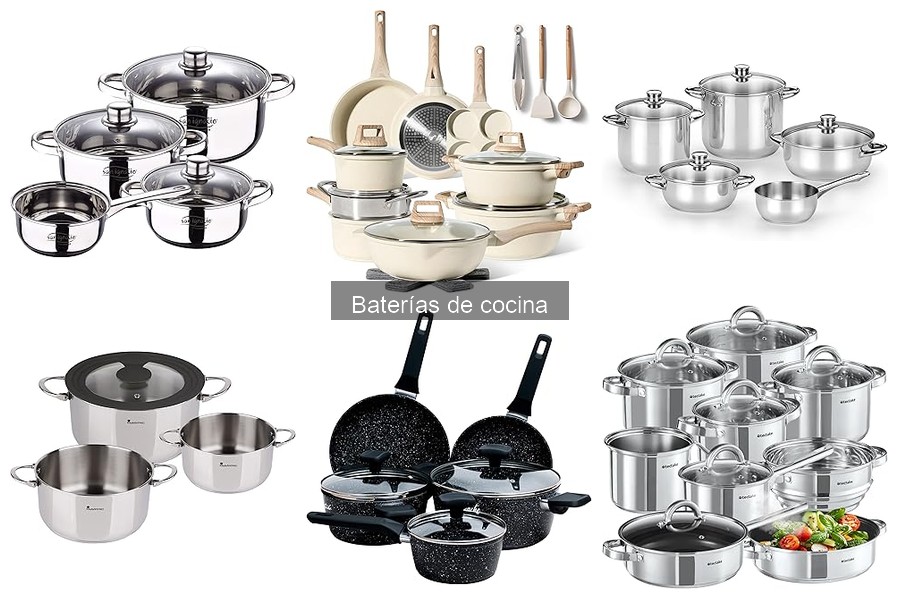 Baterías de cocina para inducción: características y beneficios
