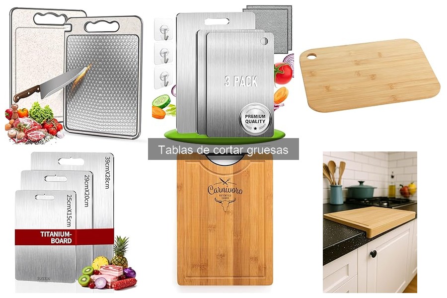Beneficios de las tablas de cortar gruesas para tu cocina