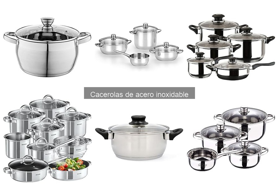 Cacerolas de acero inoxidable: inducción vs. cocción tradicional
