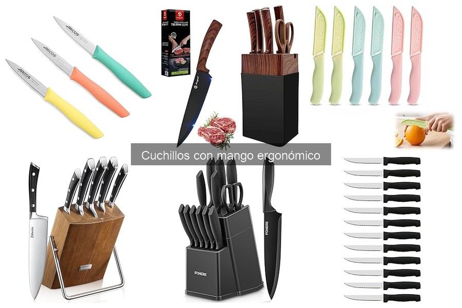 Características clave de cuchillos con mango ergonómico