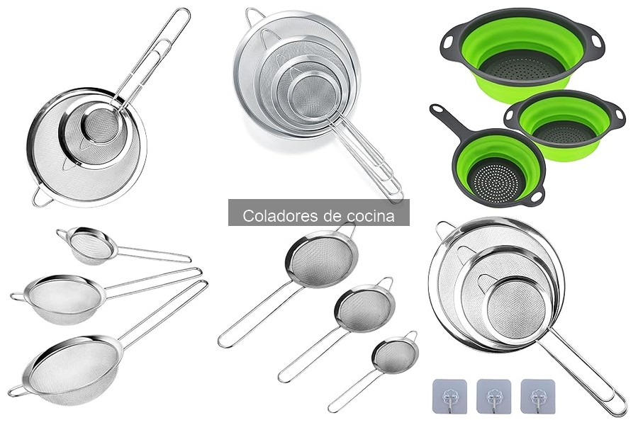 Coladores de cocina adaptados para personas con discapacidad
