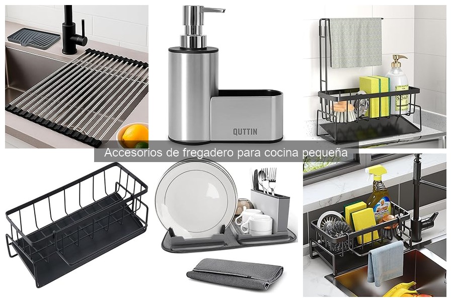 Cómo elegir accesorios de fregadero para cocina pequeña