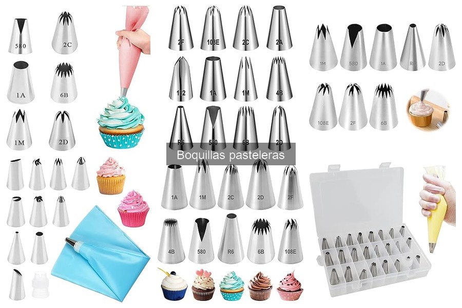 ** Cómo elegir boquillas pasteleras para cada tipo de decoración