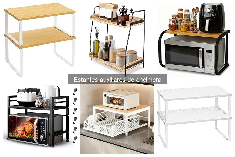 Cómo elegir el estante auxiliar de encimera ideal