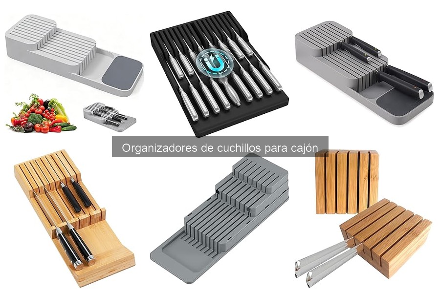 Cómo elegir el mejor organizador de cuchillos para cajón