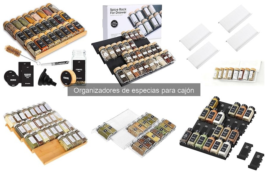 Cómo elegir el mejor organizador de especias para cajón