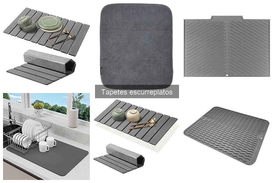 Cómo elegir el tamaño ideal de un tapete escurreplatos