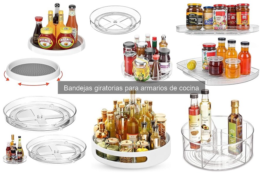 Cómo elegir la mejor bandeja giratoria para tu cocina