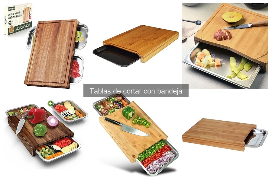 Cómo elegir la mejor tabla de cortar con bandeja