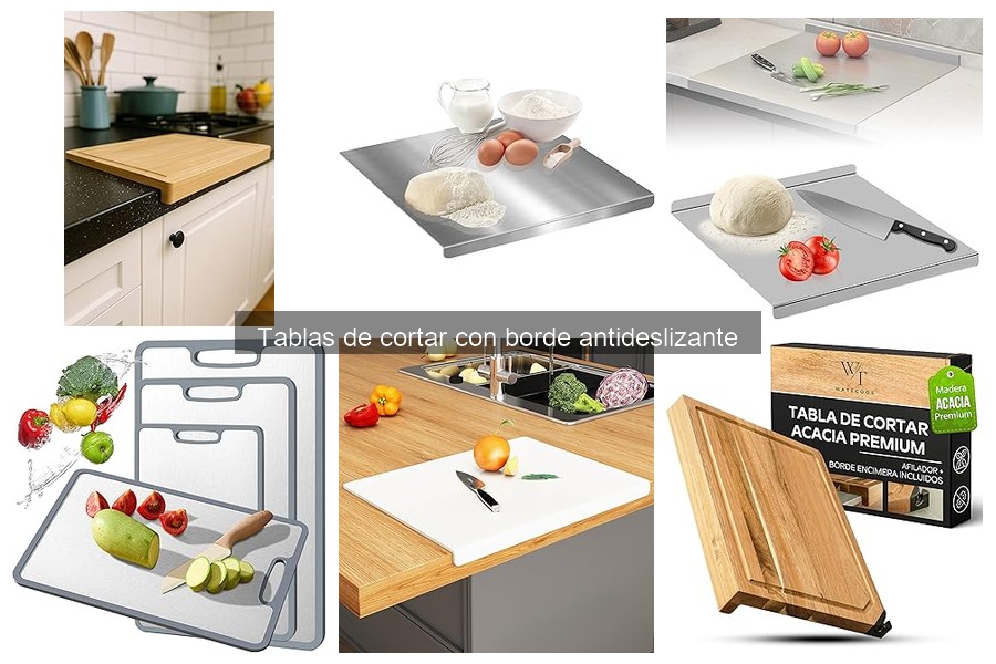 Cómo instalar bordes antideslizantes en tablas de cortar