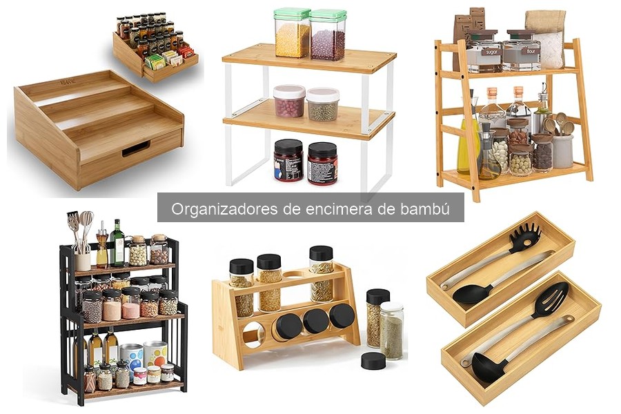 Cómo instalar un organizador de encimera de bambú fácilmente