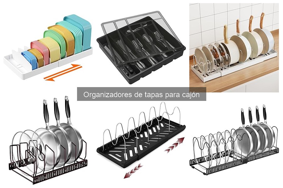 Cómo instalar un organizador de tapas en el cajón fácilmente