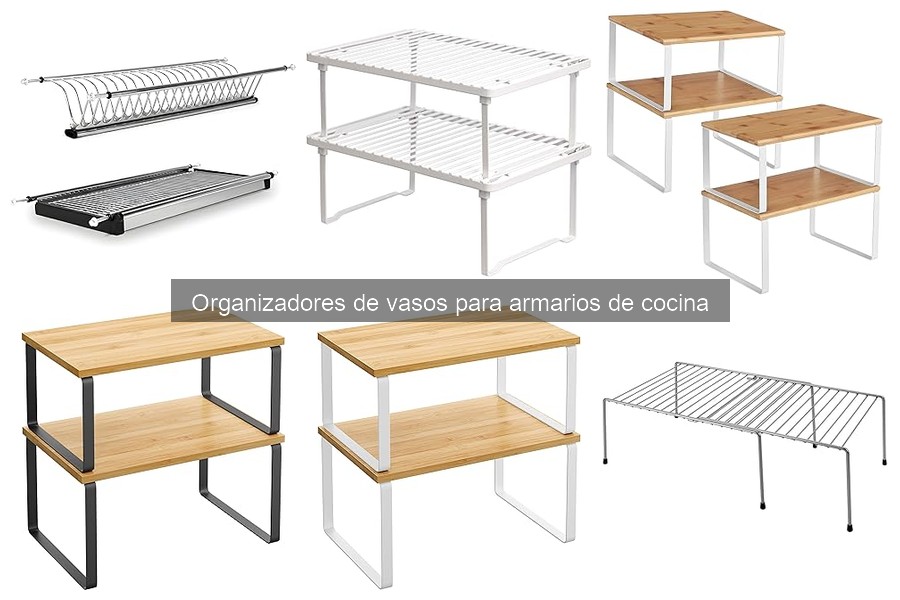 Cómo instalar un organizador de vasos en tu armario de cocina