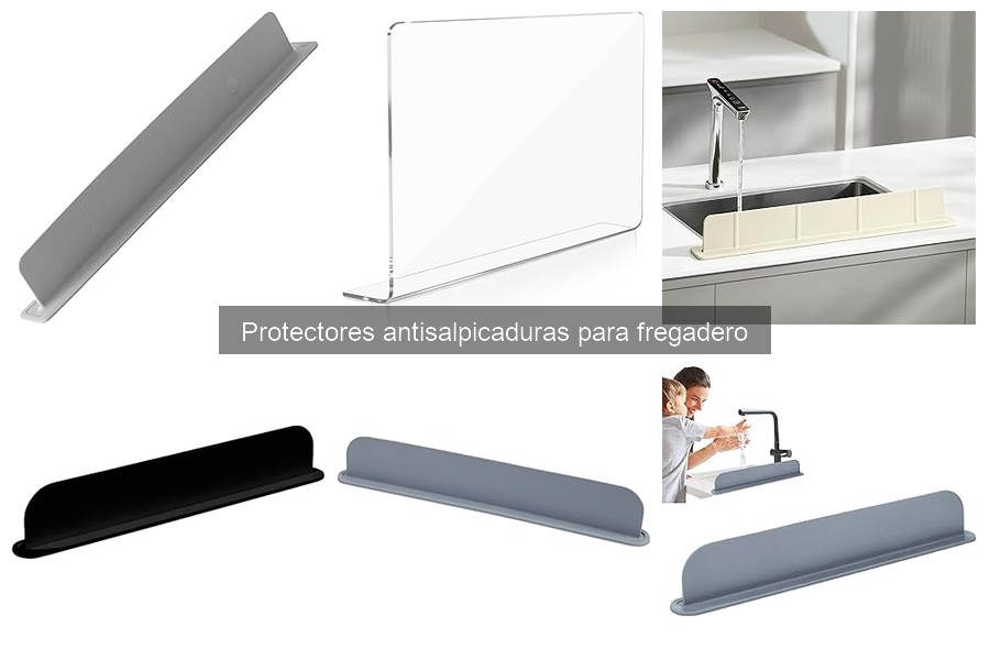 Cómo instalar un protector antisalpicaduras en el fregadero